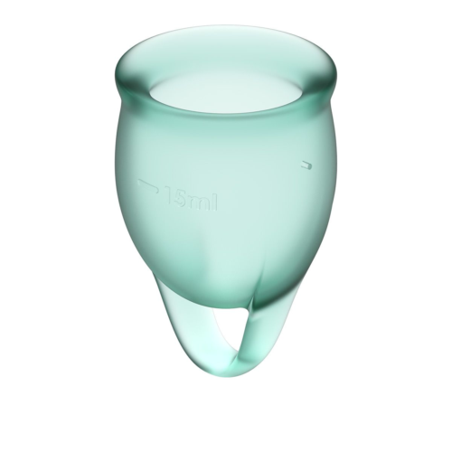 Набор темно-зеленых менструальных чаш Feel confident Menstrual Cup - 1