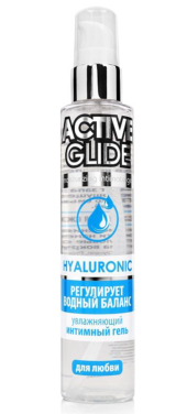 Увлажняющий интимный гель Active Glide Hyaluronic - 100 гр. - 0
