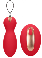 Красные вагинальные шарики Purity с пультом ДУ - 0