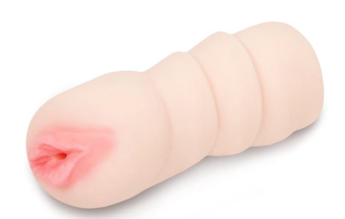 Телесный мастурбатор-вагина с рельефом - 0