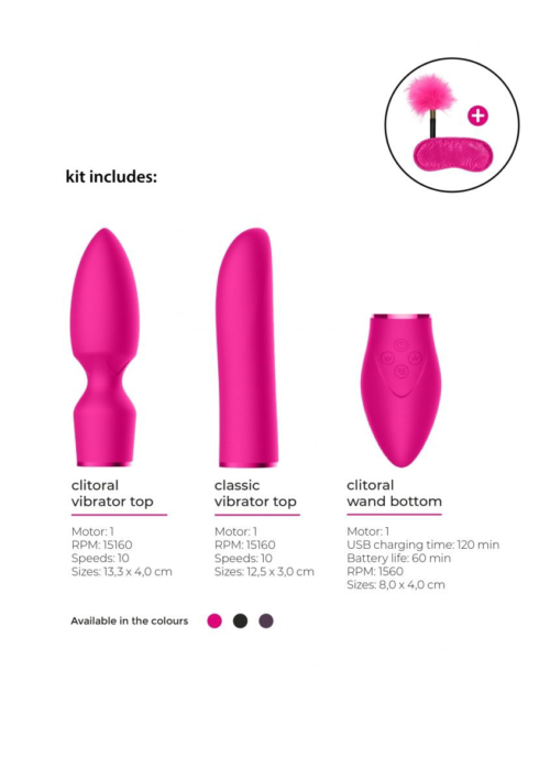 Розовый эротический набор Pleasure Kit №4 - 2