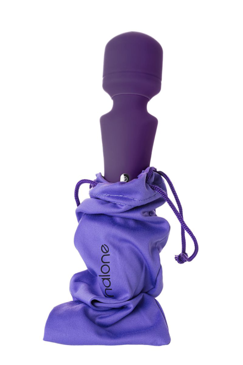 Фиолетовый жезловый вибромассажер Nalone Rockit - 19,2 см. - 7
