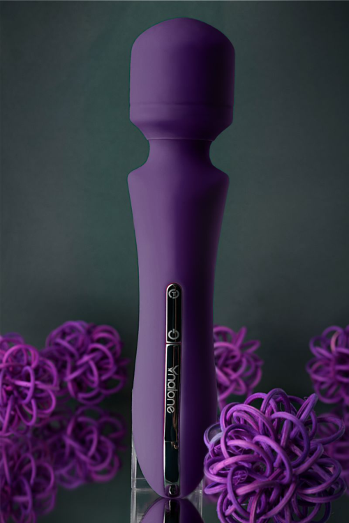 Фиолетовый жезловый вибромассажер Nalone Rockit - 19,2 см. - 13