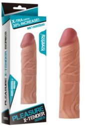 Насадка-фаллоимитатор Super-Realistic Penis - 17 см. - 0