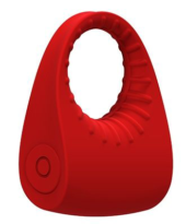Красное эрекционное кольцо SPHINX - 0