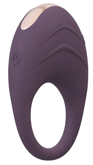 Фиолетовое эрекционное виброкольцо AVETA - 0