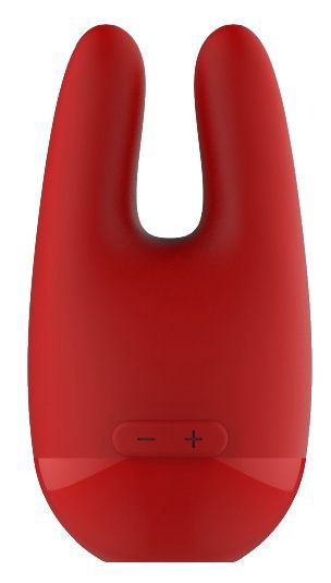 Красный клиторальный стимулятор HEBE - 10,6 см. - 0