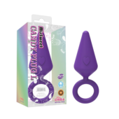 Фиолетовая анальная пробка CANDY PLUG L - 13,2 см. - 1