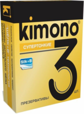 Супертонкие презервативы KIMONO - 3 шт. - 0