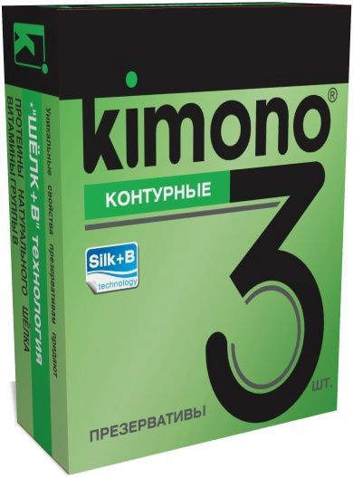 Контурные презервативы KIMONO - 3 шт. - 0