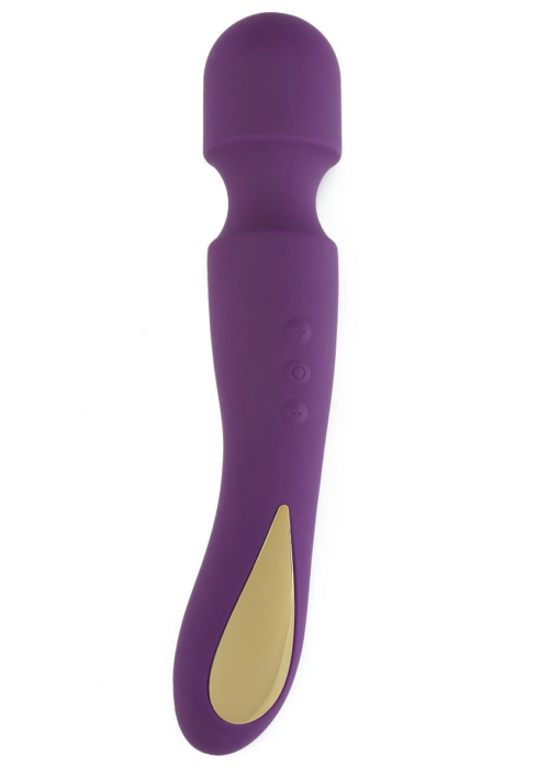 Фиолетовый wand-вибромассажёр Zenith Massager - 23 см. - 0