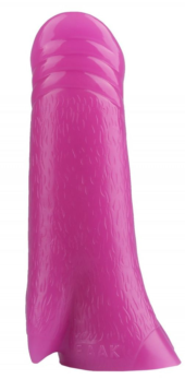 Розовая анальная втулка в виде поросячьего пятачка - 23 см. - 2