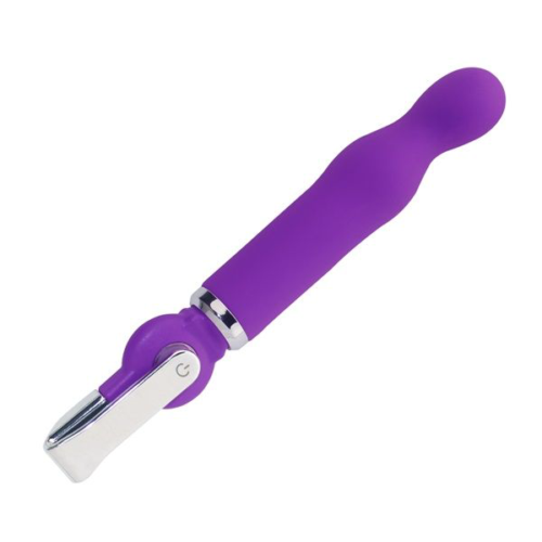 Фиолетовый вибратор ALICE 20-Function G-Spot Vibe - 18 см. - 1
