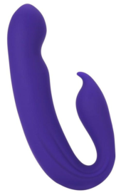 Фиолетовый вибратор G-Spot Dual Stimulator with Rolling Ball - 17,1 см. - 0