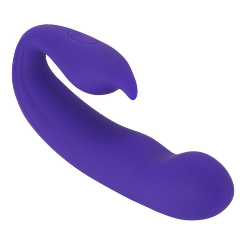 Фиолетовый вибратор G-Spot Dual Stimulator with Rolling Ball - 17,1 см. - 1