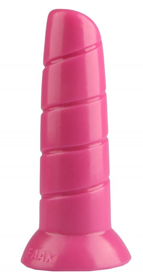 Розовая винтообразная анальная втулка - 19,5 см. - 1