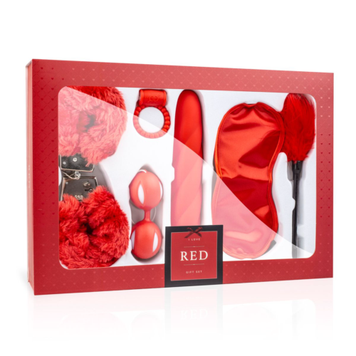 Эротический набор I Love Red Couples Box - 0