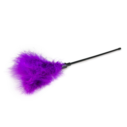 Фиолетовая щекоталка Feather Tickler - 44 см. - 2