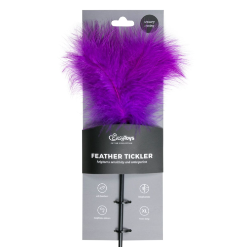 Фиолетовая щекоталка Feather Tickler - 44 см. - 1