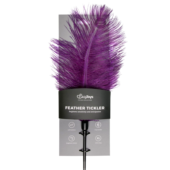 Тиклер с фиолетовыми перышками Feather Tickler - 54 см. - 2