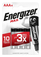 Батарейки Energizer MAX E92/AAA 1.5V - 4 шт. - 0