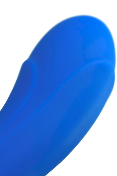 Нереалистичный синий вибратор BLURY - 18,5 см. - 11
