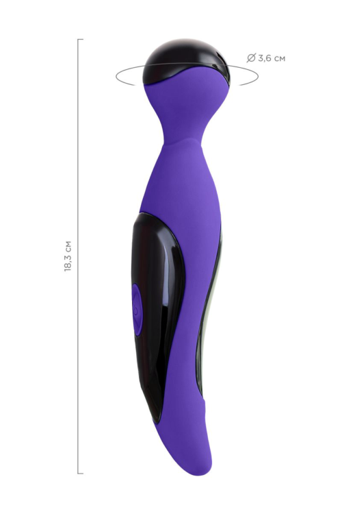 Фиолетовый вибростимулятор COSMY - 18,3 см. - 9