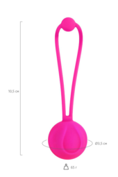 Розовый вагинальный шарик BLUSH - 5