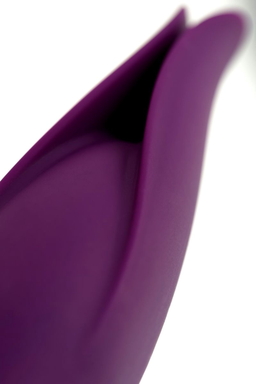 Фиолетовый клиторальный вибростимулятор FLO - 18,5 см. - 10