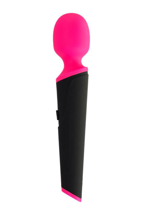 Черно-розовый вибростимулятор ASTER - 19,5 см. - 3