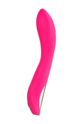 Розовый нереалистичный вибратор JOS Twig - 20,5 см. - 3