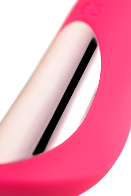 Розовый нереалистичный вибратор JOS Twig - 20,5 см. - 10