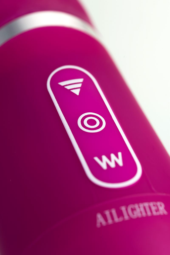 Розовый нереалистичный вибратор Ailighter Smart Telescopic Lover - 27,1 см. - 10