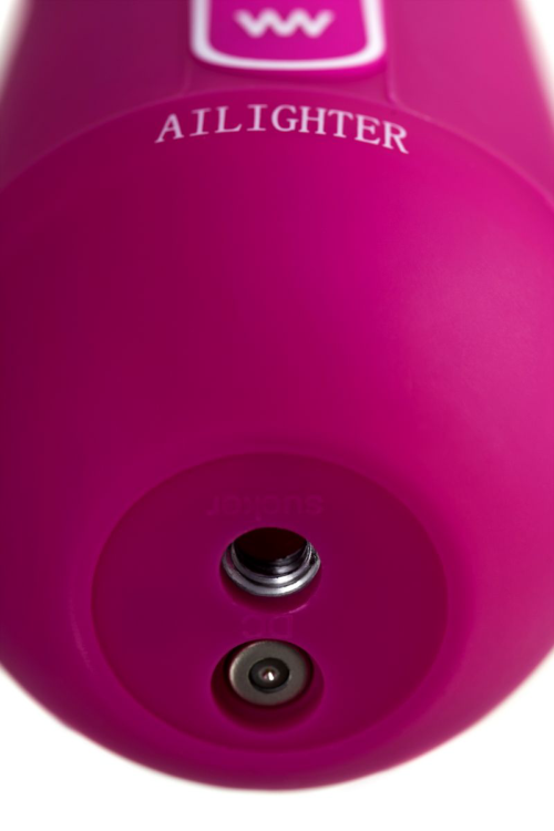 Розовый нереалистичный вибратор Ailighter Smart Telescopic Lover - 27,1 см. - 11