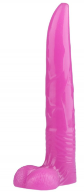 Розовый фаллоимитатор северного оленя - 25 см. - 2