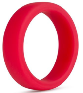Красное эрекционное кольцо Silicone Go Pro Cock Ring - 0