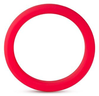 Красное эрекционное кольцо Silicone Go Pro Cock Ring - 1