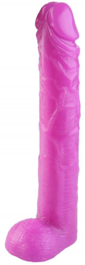 Розовый фаллоимитатор-гигант - 44,5 см. - 0