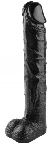 Черный фаллоимитатор-гигант - 51 см. - 0