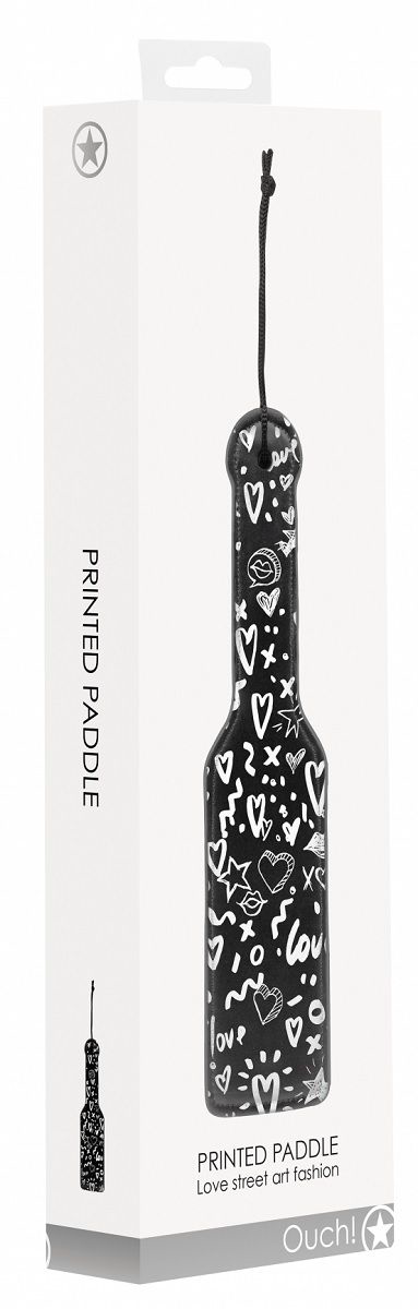 Шлепалка Printed Paddle Love Street Art Fashion - 28,5 см. - 1