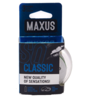 Классические презервативы в пластиковом кейсе MAXUS Classic - 3 шт. - 0