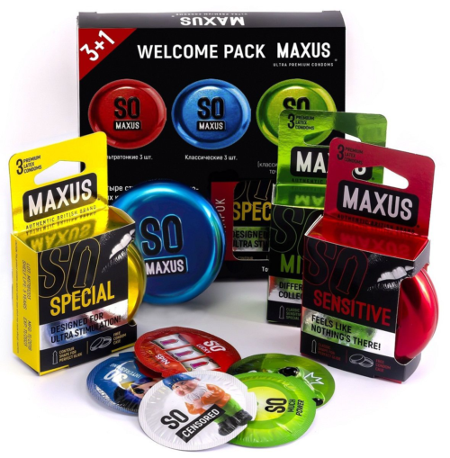 Набор презервативов MAXUS Welcome Pack - 2