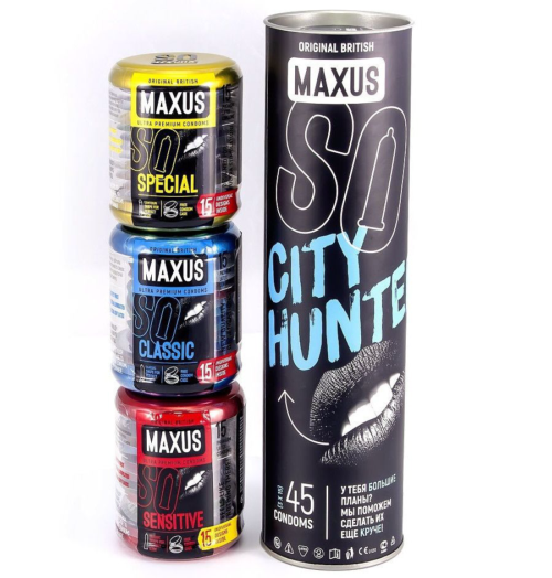 Набор презервативов MAXUS City Hunter - 0