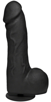 Черный фаллоимитатор-гигант с присоской-плагом The Really Big Dick - 30,5 см. - 0