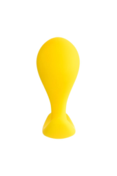 Желтая анальная втулка Blob - 5,5 см. - 3