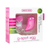 Розовое виброяйцо G-spot Egg Small - 1