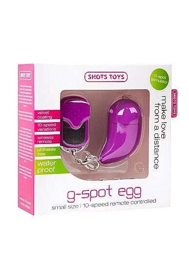 Фиолетовое виброяйцо G-spot Egg Small - 1