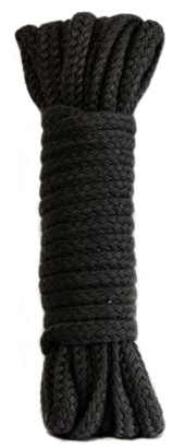 Черная веревка Tende - 10 м. - 0