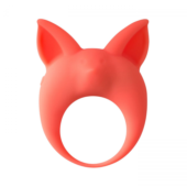 Оранжевое эрекционное кольцо Kitten Kyle - 0