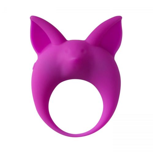 Фиолетовое эрекционное кольцо Kitten Kyle - 0